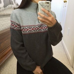 Vintage Half Zip Sweater